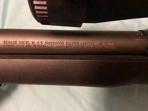 *NOT SOLD*SAVAGE MODEL 10 6.5 CREEDMOOR