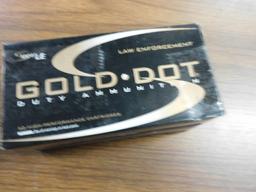 SOLD SPEER GOLD DOT HOLLOWPOINT 357 SIG 125 GRAIN GDGP 100 ROUNDS IN LOT