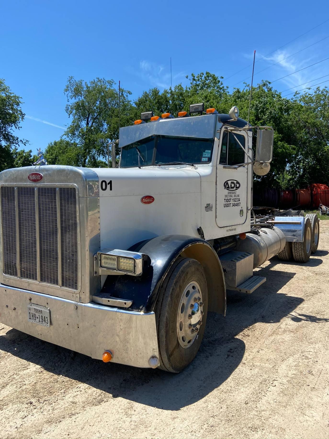 NOT SOLD 1992 PETER BUILT 379 SEMI TRUCK