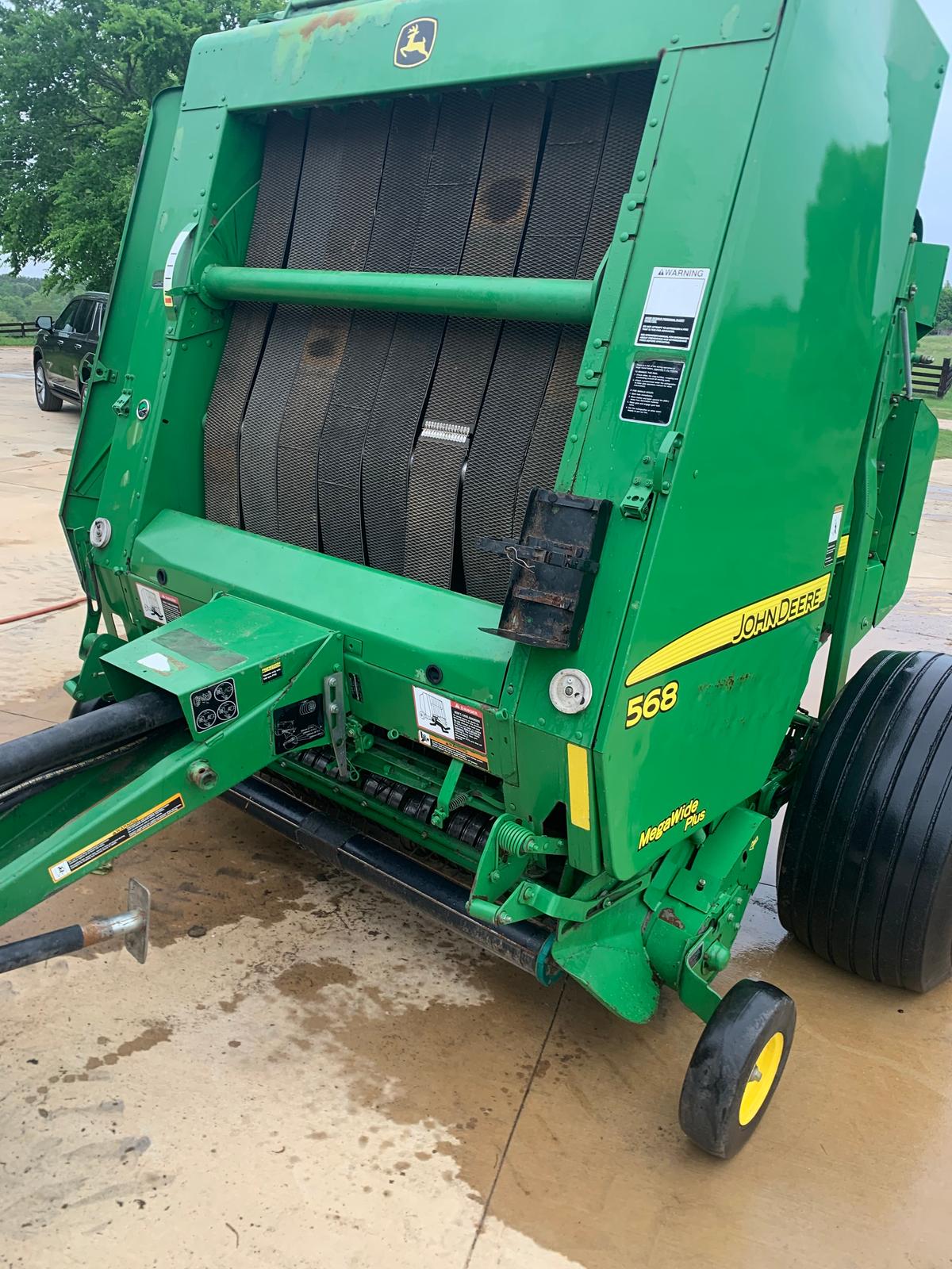 NOT SOLD JOHN DEERE 568 MEGA WIDE BAILER