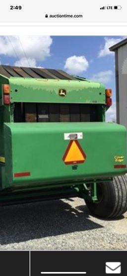 *NOT SOLD*JOHN DEERE 568 MEGAWIDE NET WRAP BALER