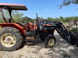 *NOT SOLD*  4320 diesel tractor with loader. Quick connect bucket and hay spear. 59 hp drives good