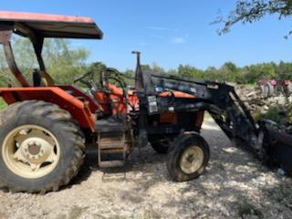 *NOT SOLD*  4320 diesel tractor with loader. Quick connect bucket and hay spear. 59 hp drives good