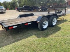 *SOLD* 16 ft car hauler heavy duty built  registered trailer