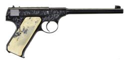 Engraved Colt Pre-Woodsman Semi-Automatic Pistol