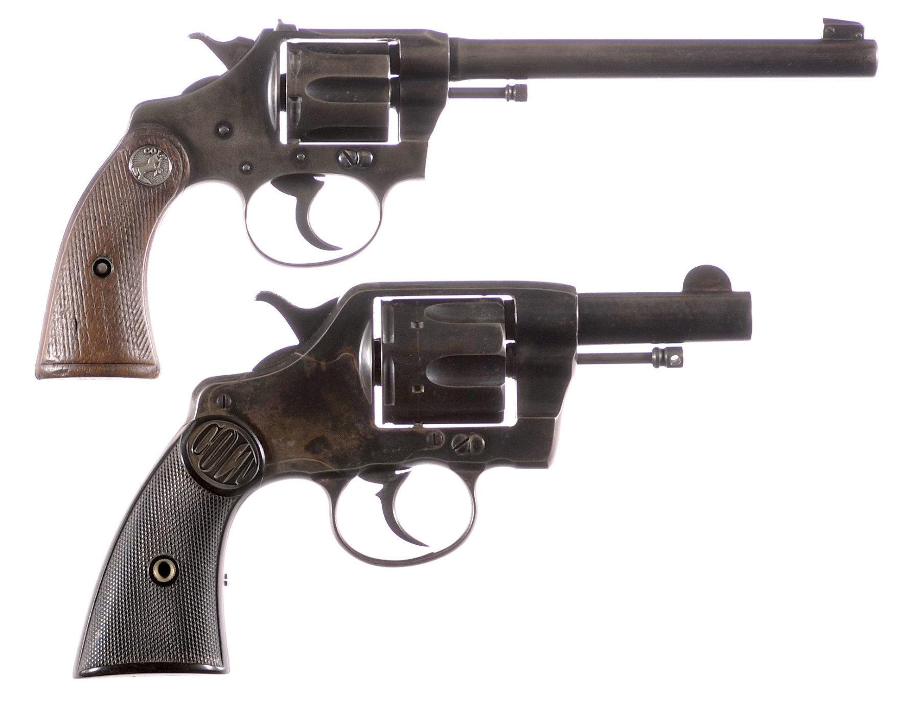 Two Colt Double Action Revolvers