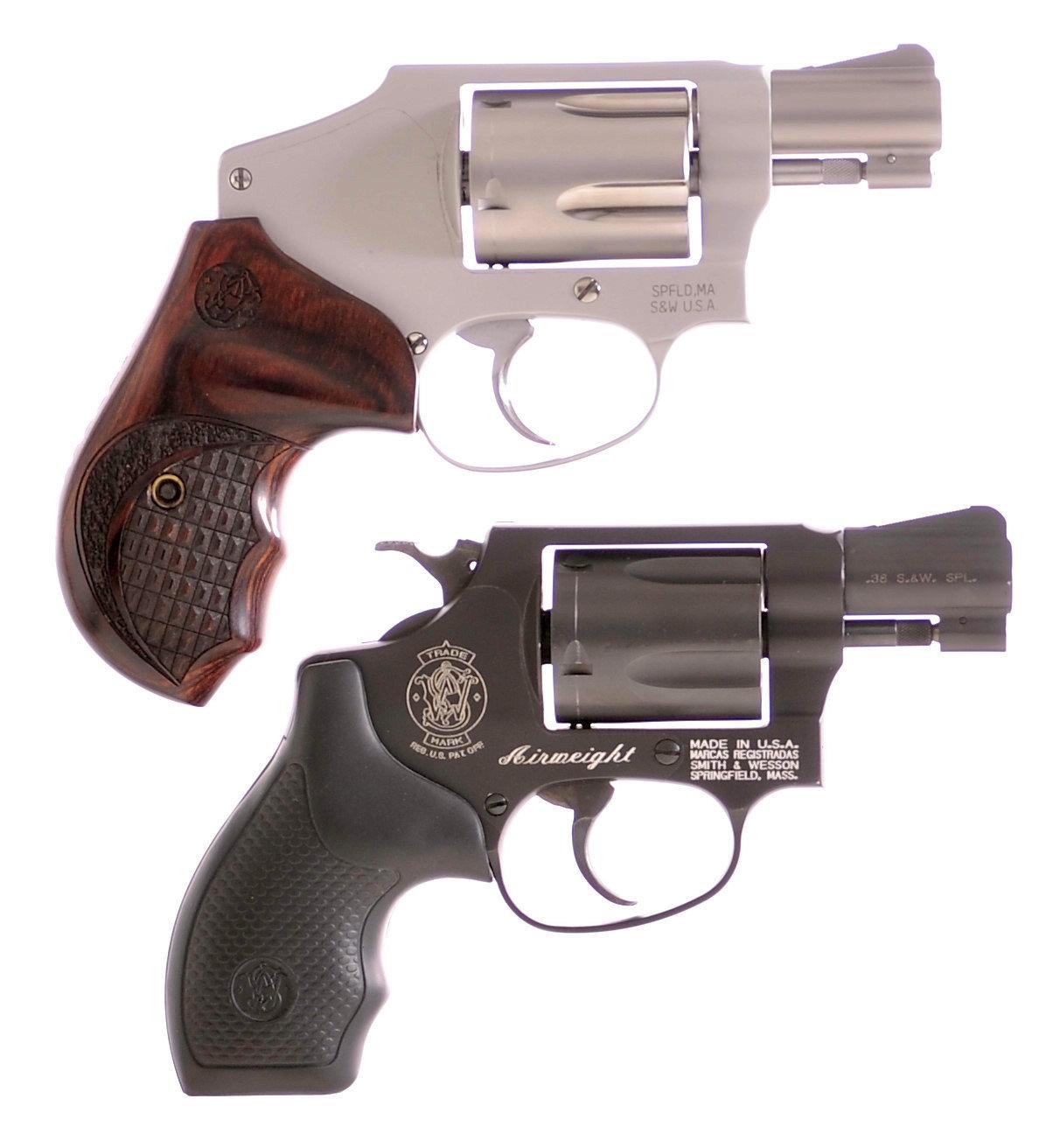 Two Smith & Wesson Double Action Revolvers