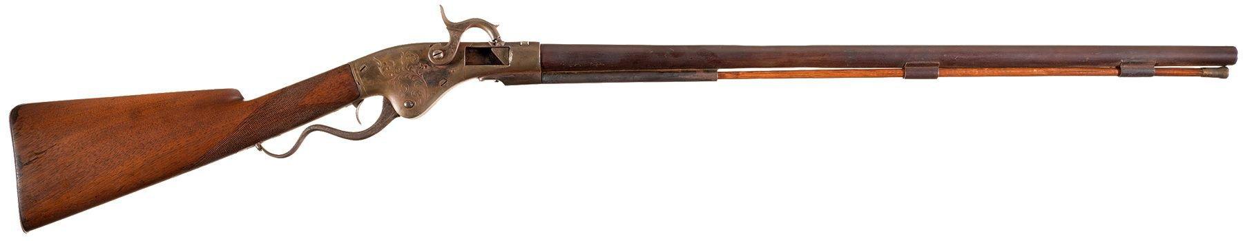 W.W. Marston Breech Loading Percussion Shotgun