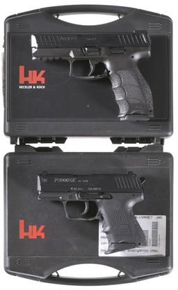 Two Heckler & Koch Semi-Automatic Handguns