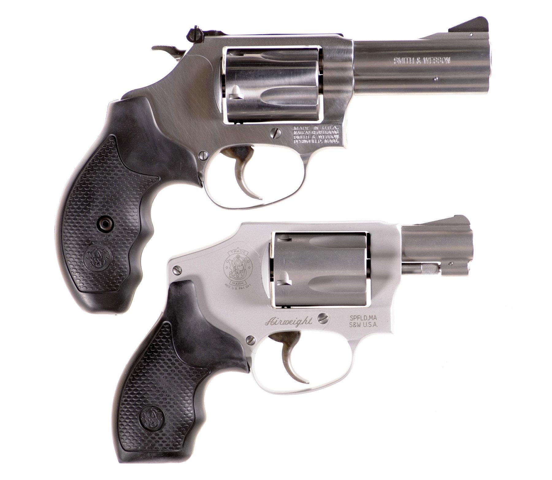 Two Smith & Wesson Double Action Revolvers with Boxes