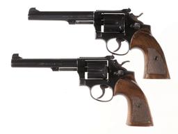 Two Smith & Wesson Double Action Revolvers