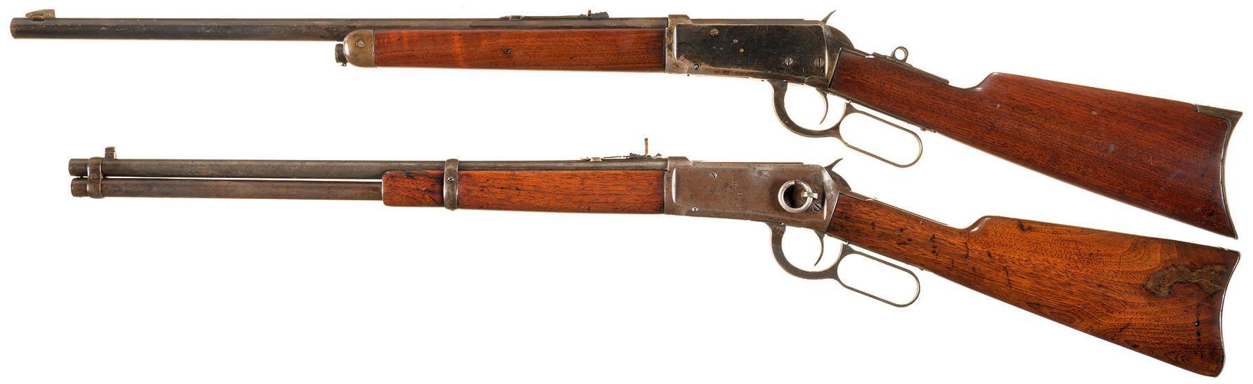 Two Winchester Lever Action Long Guns