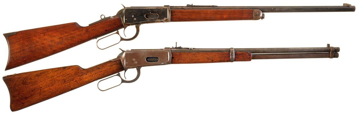 Two Winchester Lever Action Long Guns