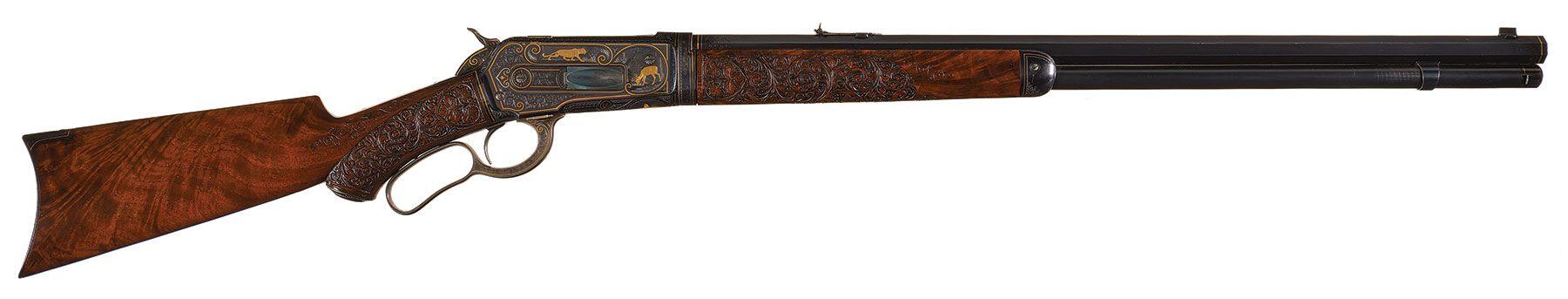 No. 1 Engraved Winchester Model 1886 Express Rifle