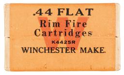 Box of Winchester .44 Flat Rimfire Ammunition