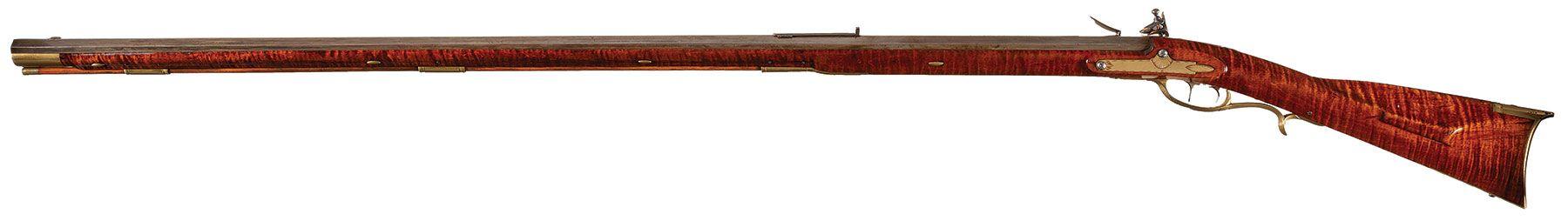 Documented Abias B. Smith Pennsylvania Long Rifle
