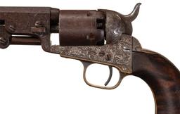 Gustave Young Engraved Colt Model 1849 Pocket Revolver