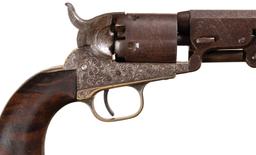 Gustave Young Engraved Colt Model 1849 Pocket Revolver