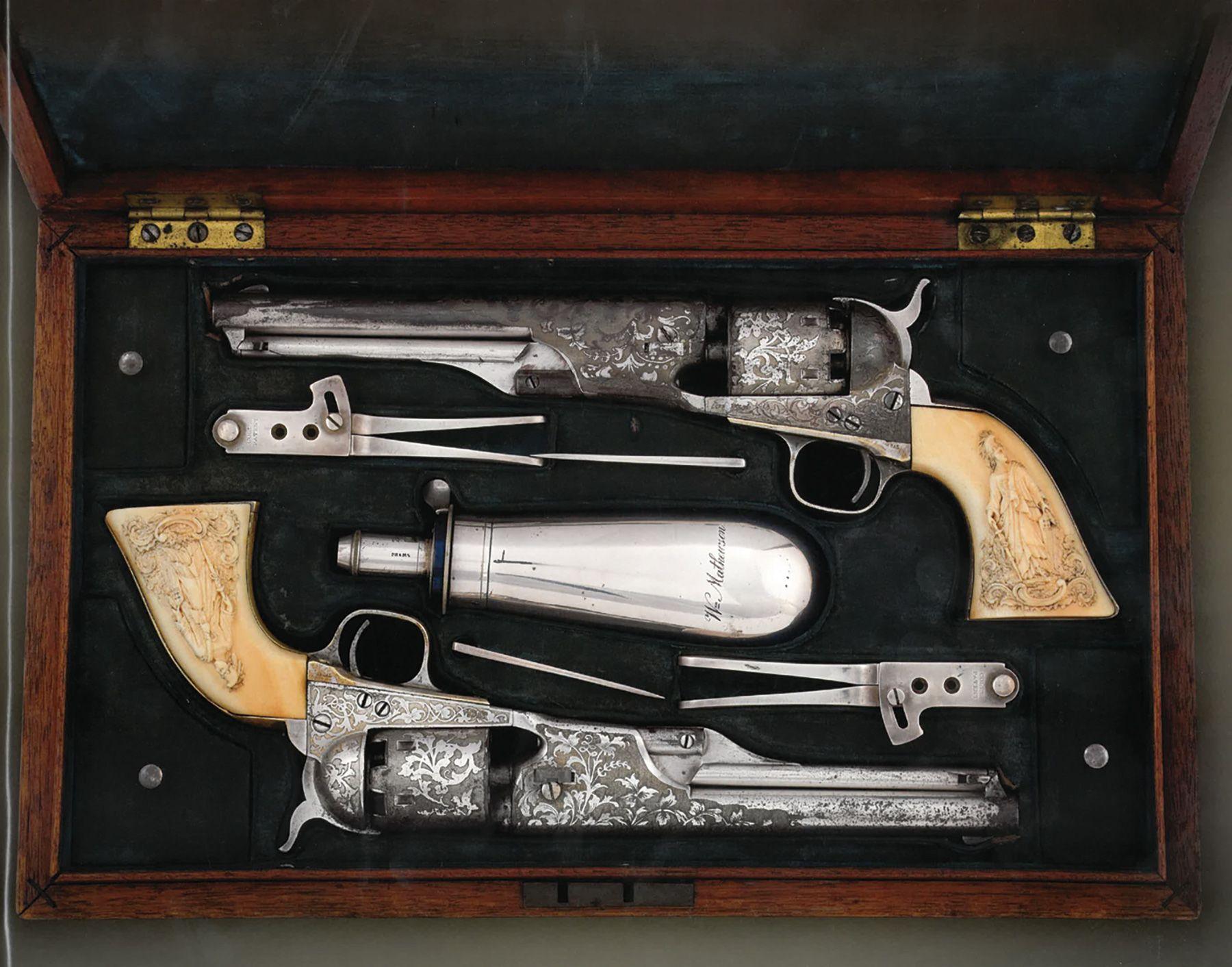 Presentation Cased Pair of Colt Model 1861 Navy Revolvers