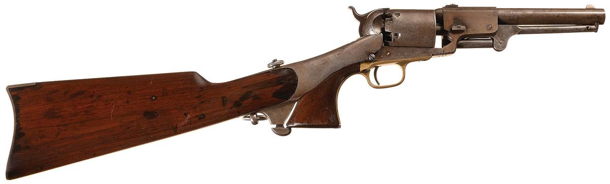 U.S. Colt Third Model Dragoon Revolver, Stock