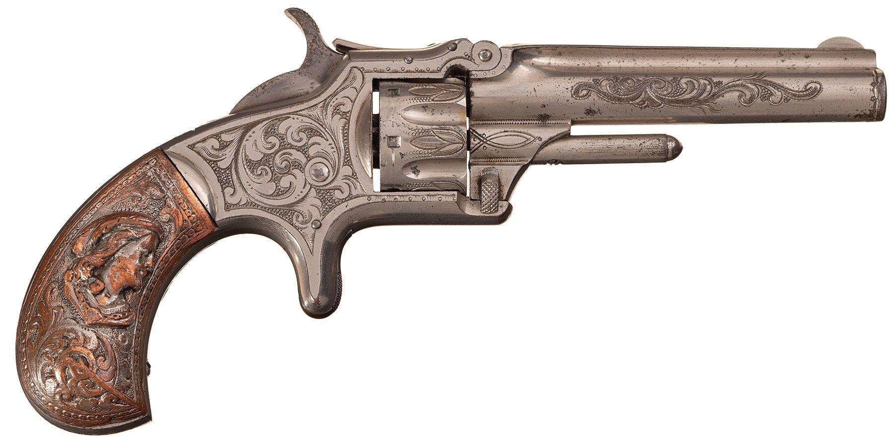 New York Engraved Smith & Wesson 1st Model 3rd Issue Revolver