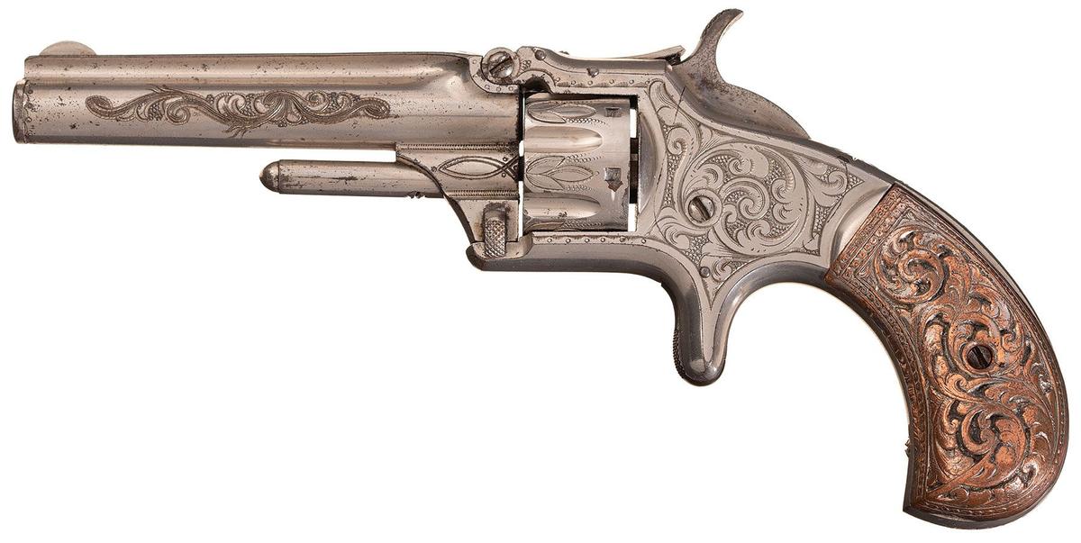 New York Engraved Smith & Wesson 1st Model 3rd Issue Revolver