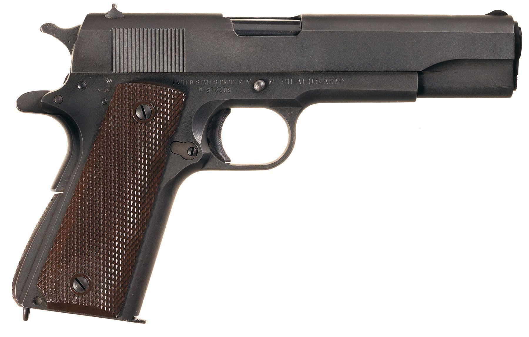 U.S. Ithaca 1911A1 Pistol, Ex. Mag, 2 Holsters