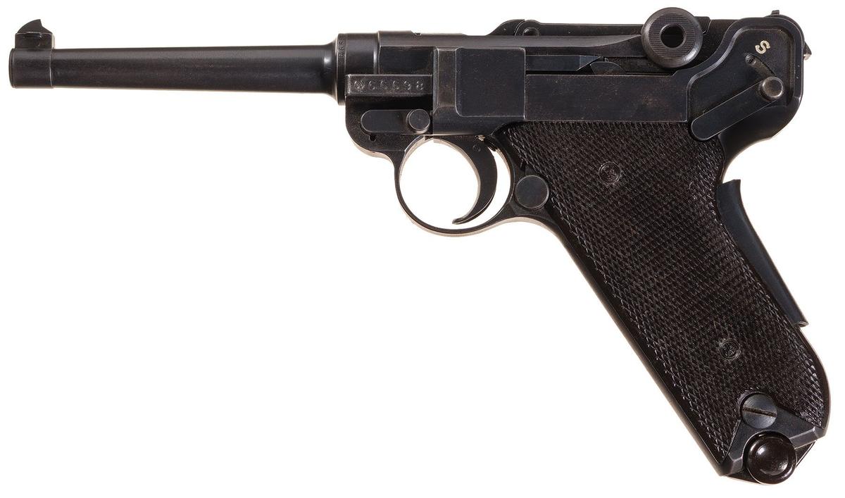 Swiss Bern Model 1929 Luger Semi-Automatic Pistol