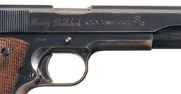 Inscribed Colt Super 38 Pistol, NRA Service Company Shipped