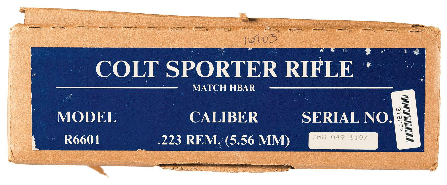 Colt Sporter Match HBAR Semi-Automatic Rifle