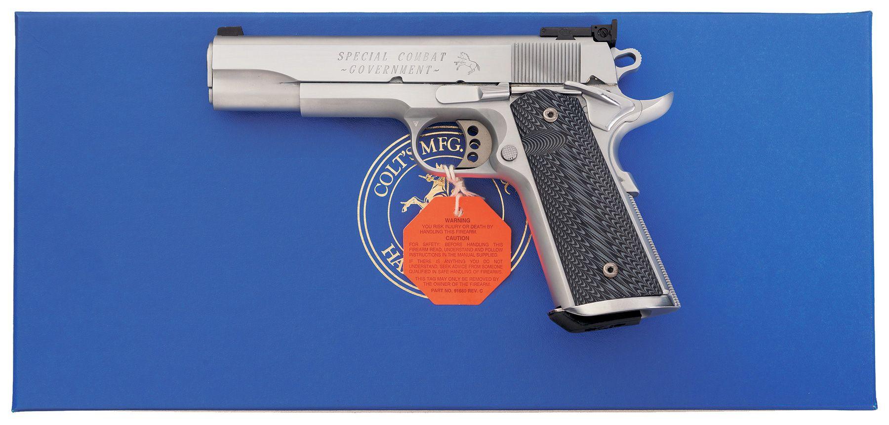 Colt Special Combat Government Competition Model Pistol with Box