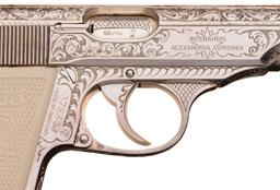 Factory Engraved Silver Plated Walther/Interarms PP