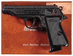 Factory Engraved Walther/Interarms PP Semi-Automatic Pistol with