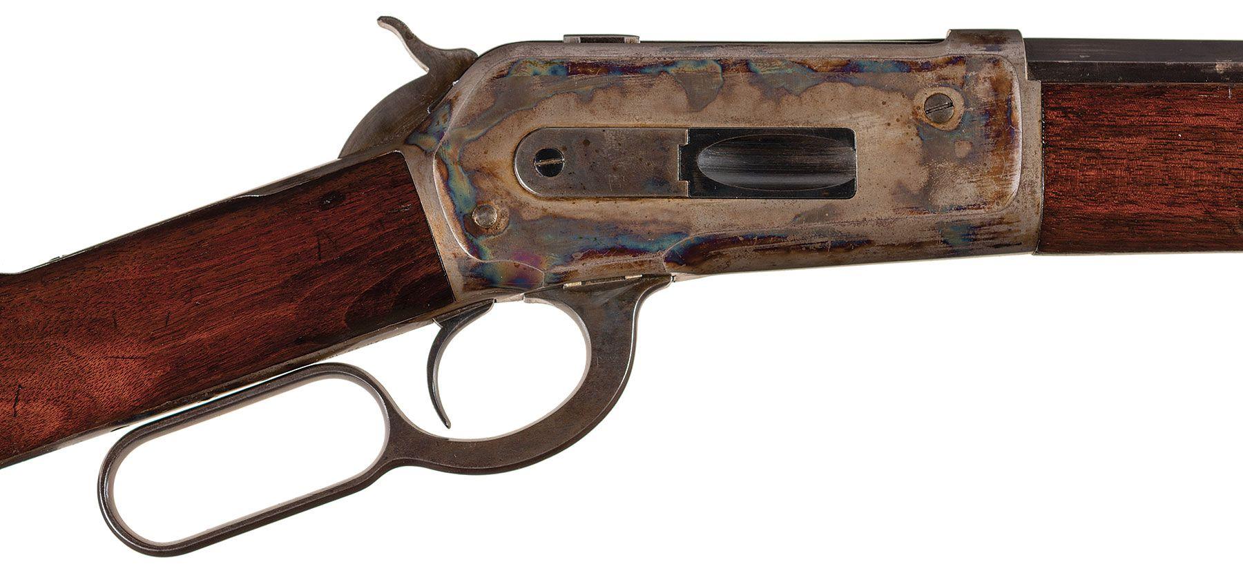 Desirable Winchester Model 1886 Lever Action Rifle with Factory