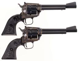 Two Colt New Frontier Single Action Revolvers