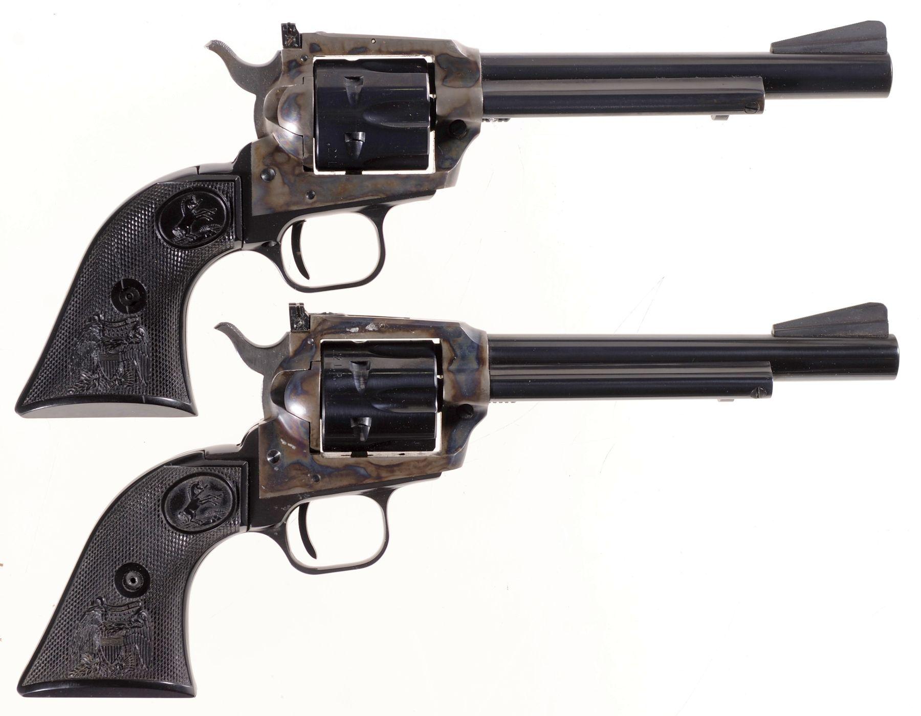 Two Colt New Frontier Single Action Revolvers