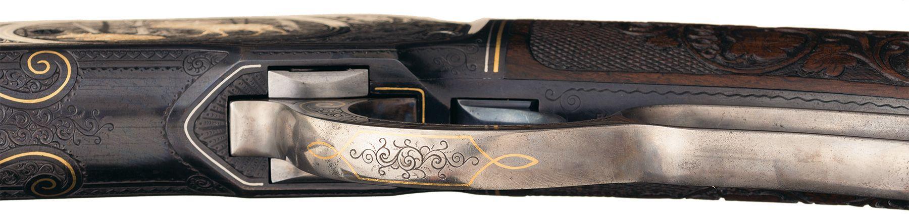 J. Ulrich Signed Engraved & Inlaid Winchester Model 1886 Rifle