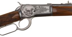 M. Dibben Signed Engraved Winchester Model 1892 Rifle