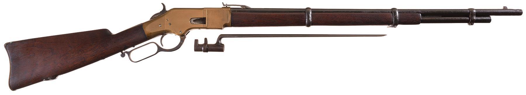 Winchester Model 1866 Lever Action Musket with Bayonet