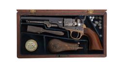 Cased Colt Pocket Navy Percussion Revolver