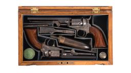 Double Cased Set of Colt London Model 1849 Pocket Revolvers