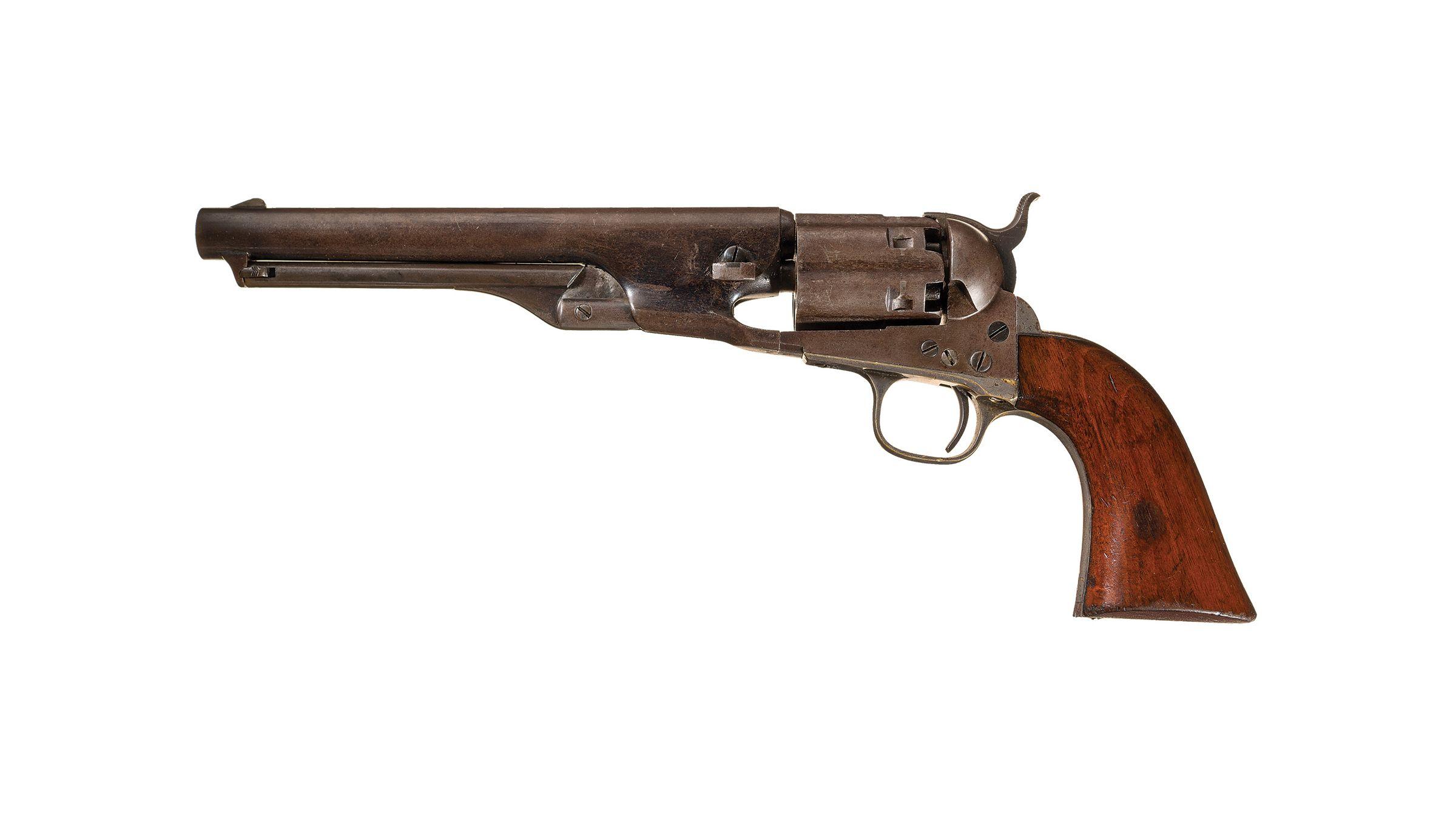 Colt Model 1860 Army Revolver with Desirable Fluted Cylinder