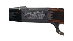 Factory Engraved/Inlaid Savage Model 1899 Featherweight Rifle