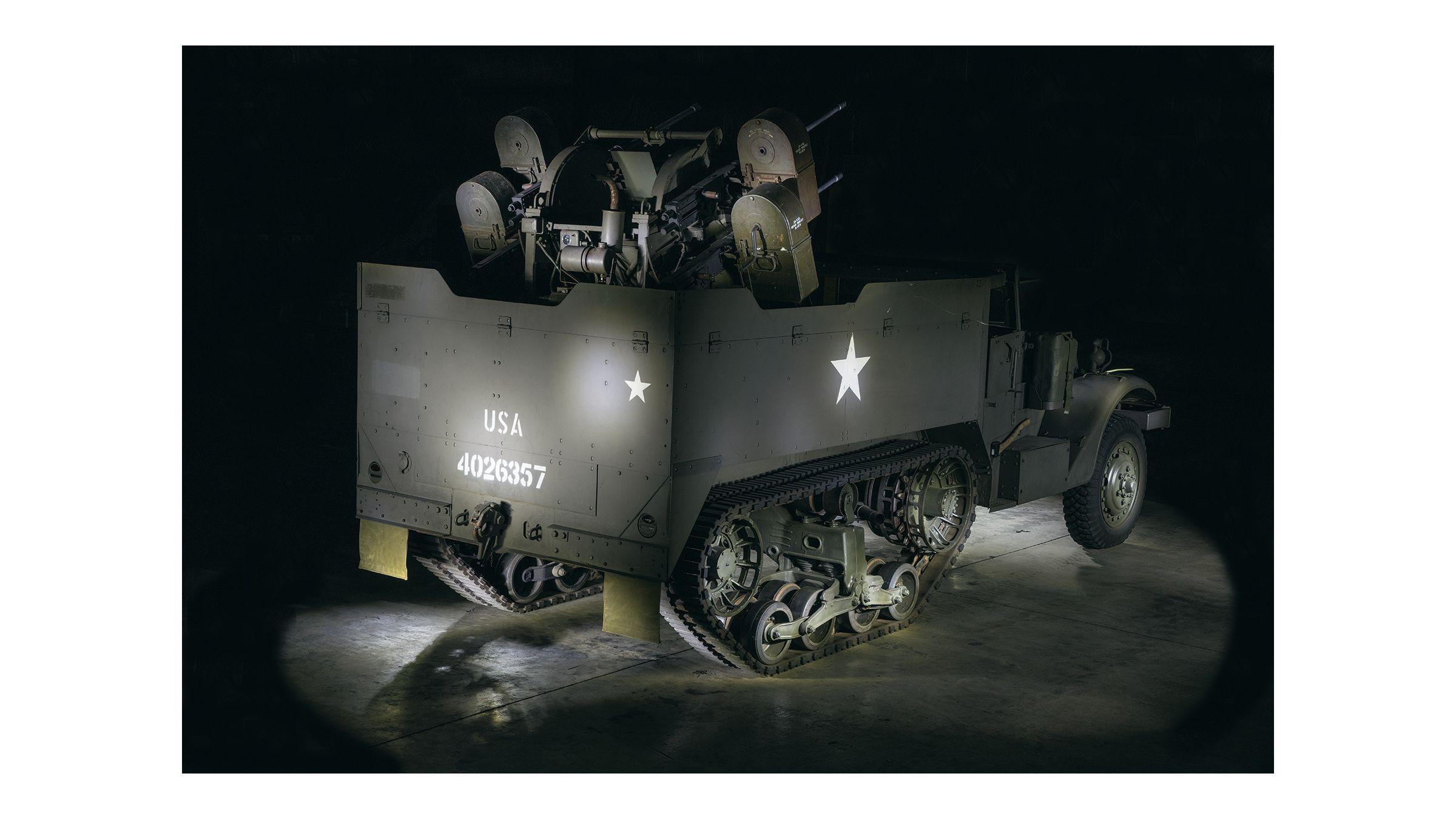 World War II U.S. M16 Half-Track Multiple Gun Motor Carriage