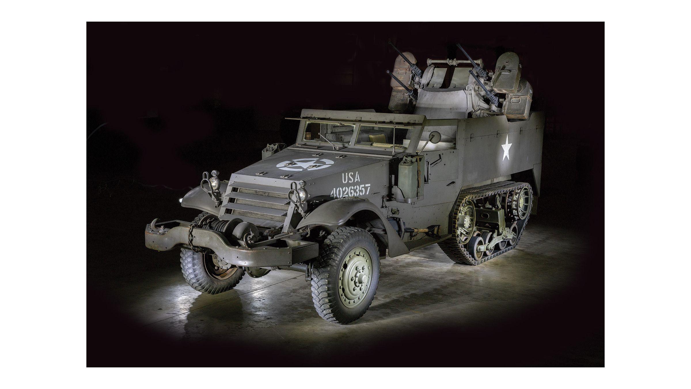 World War II U.S. M16 Half-Track Multiple Gun Motor Carriage