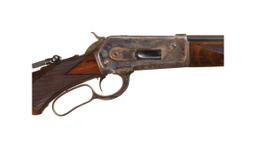 Winchester Deluxe Model 1886 Rifle, Swiss Buttplate, Letter