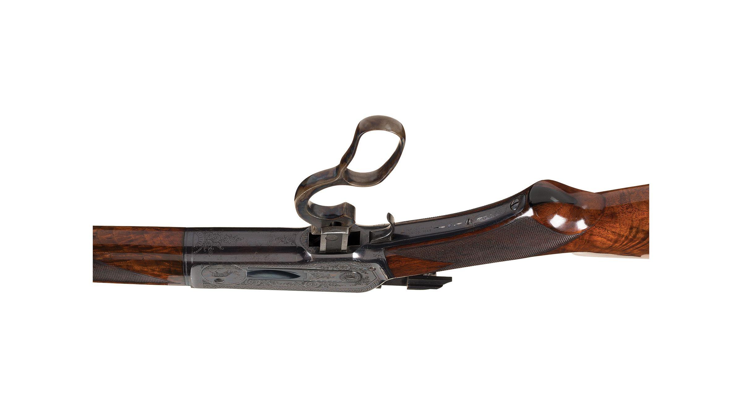 Engraved Winchester Deluxe Model 1886 Rifle