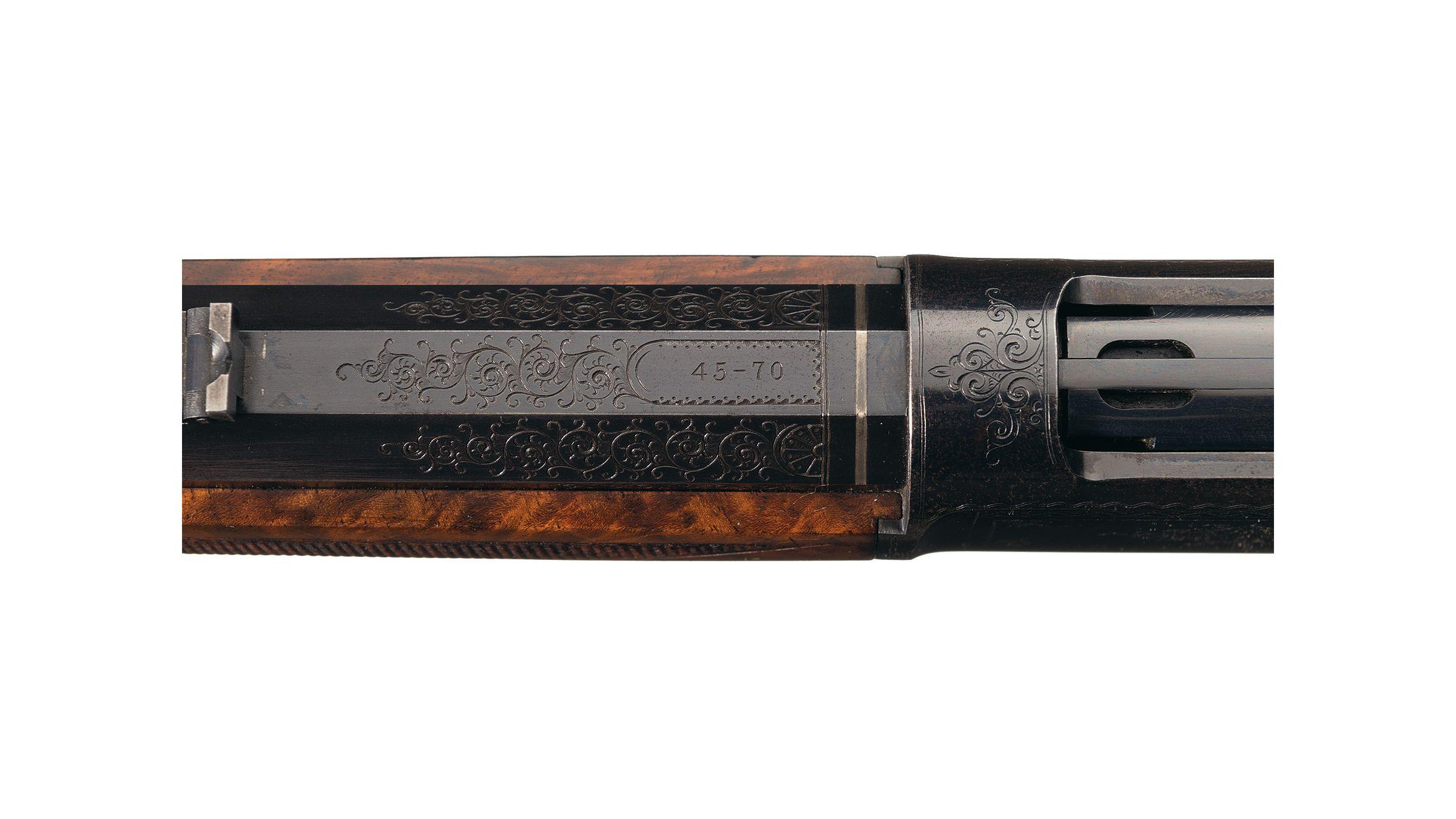 Engraved Winchester Deluxe Model 1886 Rifle