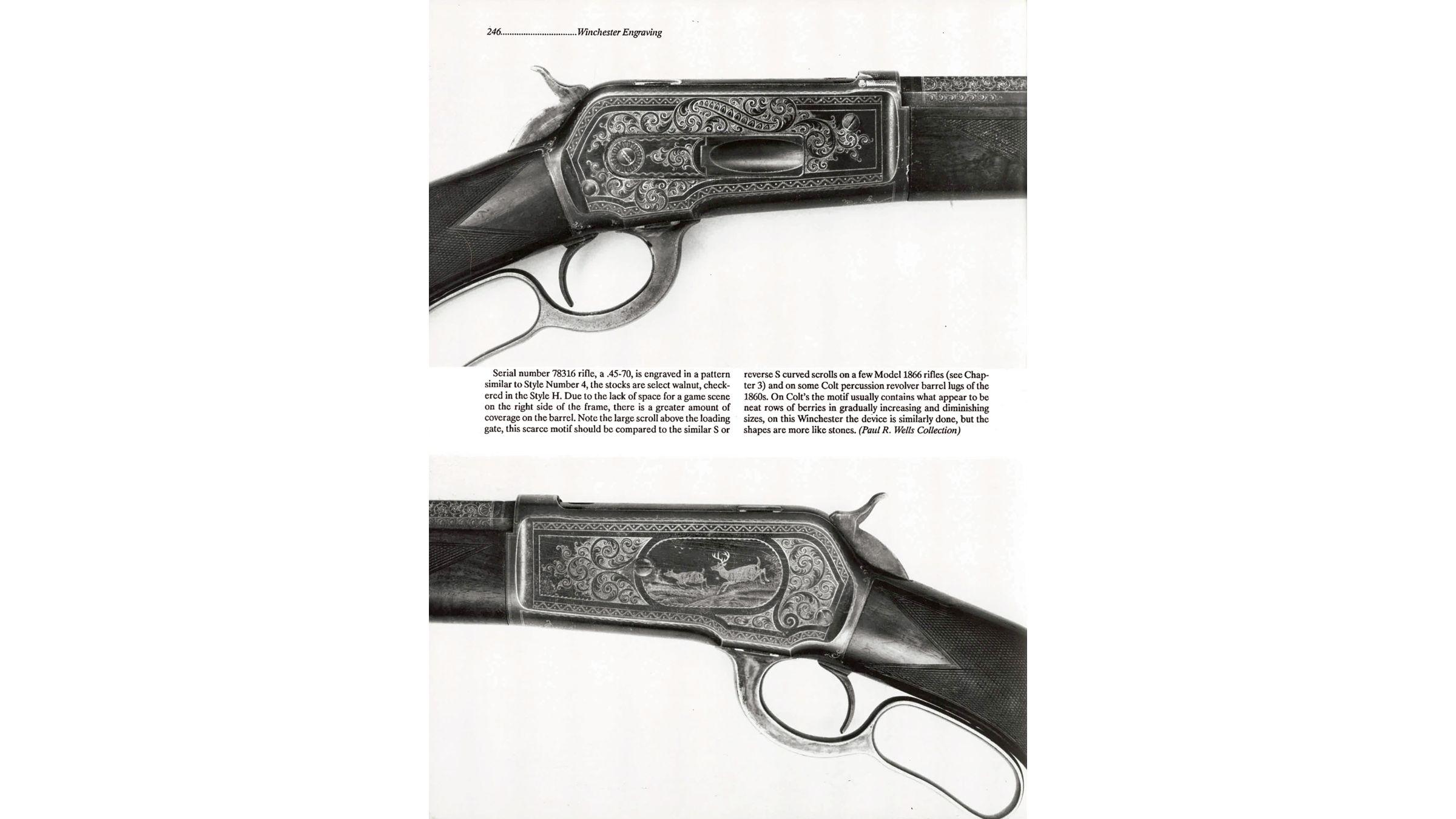 Engraved Winchester Deluxe Model 1886 Rifle