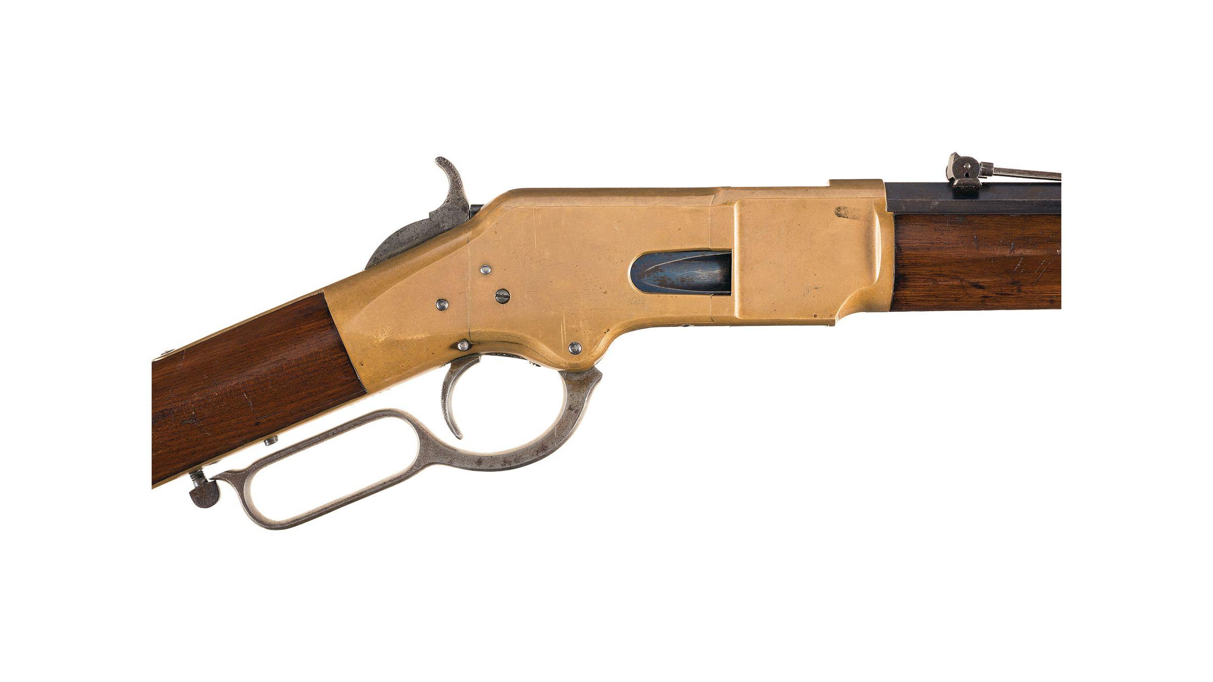 Winchester Model 1866 Rifle, Henry Patent Barrel Address